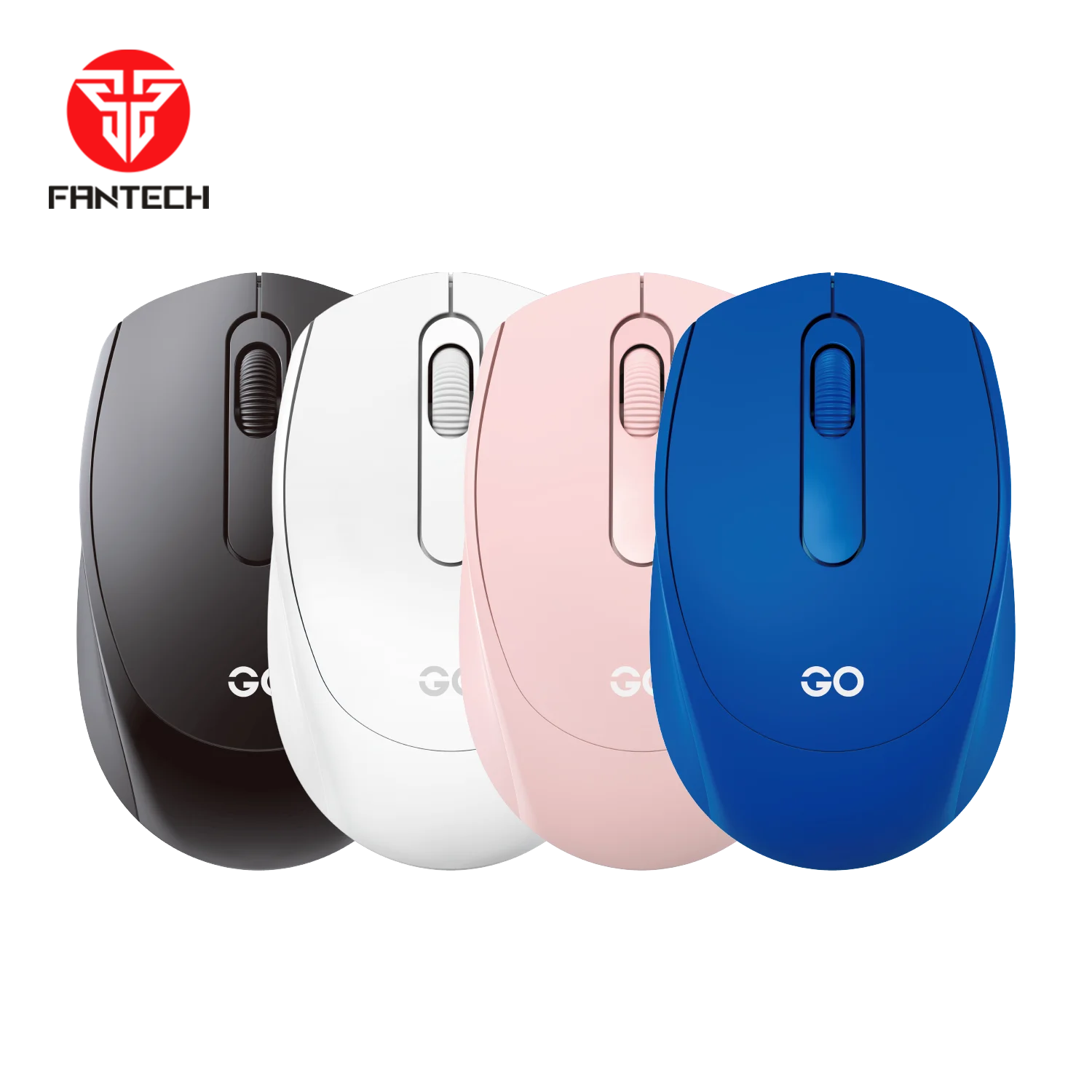 Fantech GO W603 Customize Wide Compatibility Advanced Optical Technology Non-Slip Grip Office Mouse Wireless