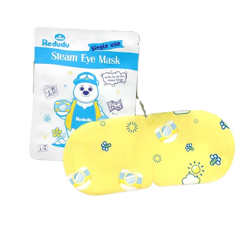 Travel Eye Masks Heating Sleep Mask Hot Disposable Sleep OEM Custom Lavender Warmer Heating Cotton Eye Patch Steam Eye Mask