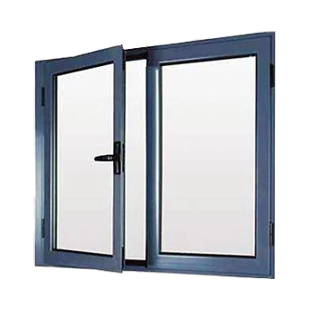 Modern Designed Prefabricated Aluminium Alloy Casement Windows Double Glazing Tilt and Turn Window for Apartment Use