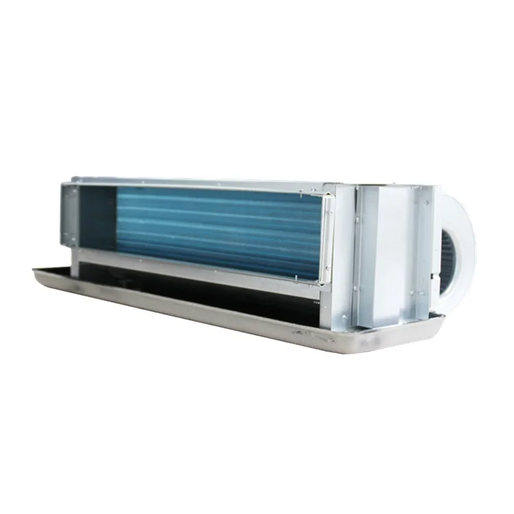 Industrial floor standing ducted fan coil unit for water chiller hot water fan coil