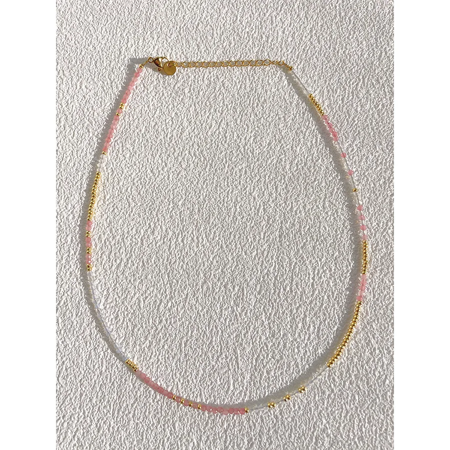 Fashion multi layer bead personalized necklace beaded necklaces women for Girls