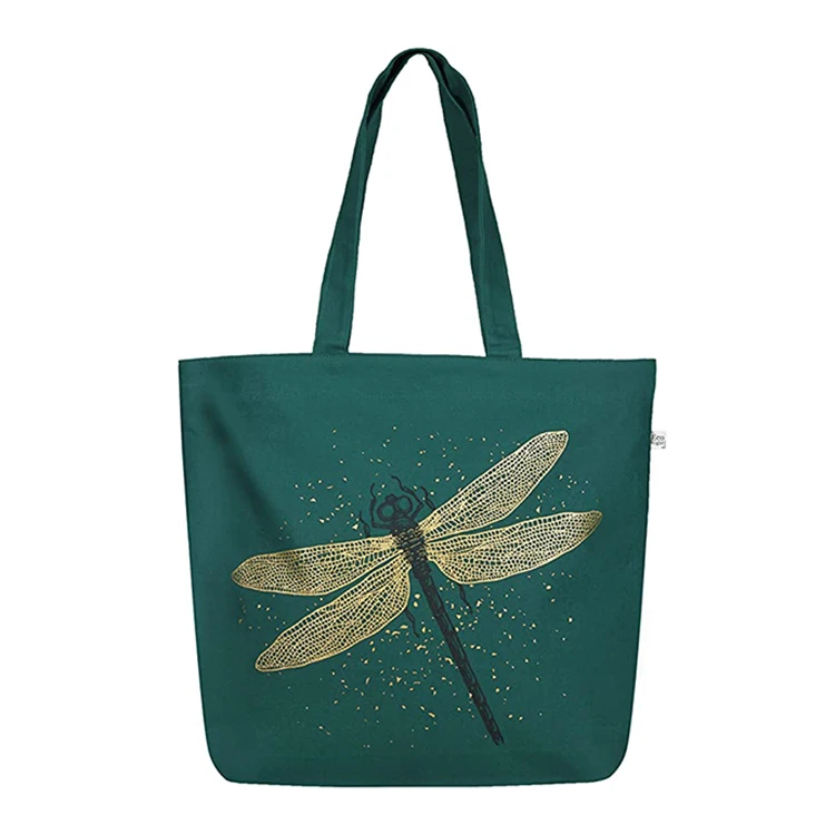 Custom Multicolor Printed Fashion Polyester Canvas Cotton Cloth Bag Algodon Sac En Toile Bolsa Tela Tote Bag Vendor Bolsas De Mo