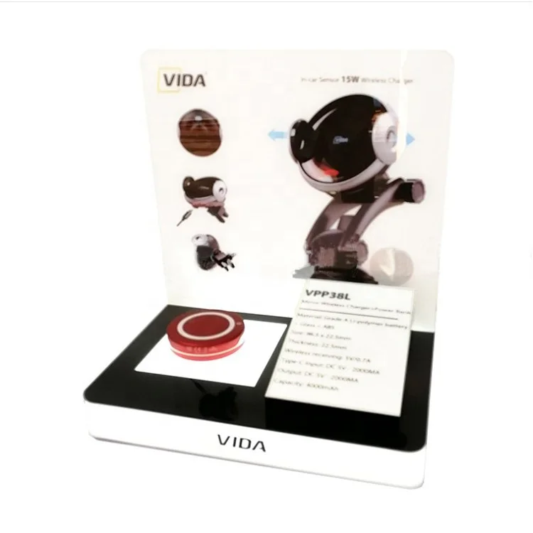 Professional manufacture acrylic headphone display custom multifunction audio display stand holder