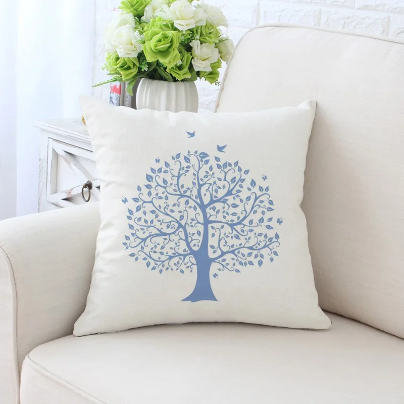 Amity Customized Modern Fashion Elk Printing Sofa Polyester Pillows Cushions Cover Decorative Home