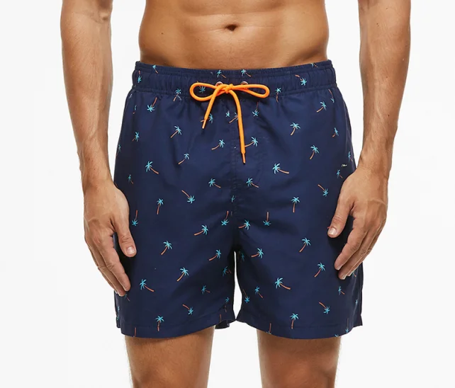 Оптовая продажа, быстросохнущие пляжные шорты, плавки, свободные пляжные мужские шорты для серфинга