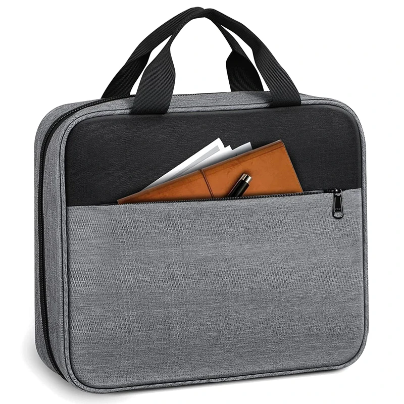 Wholesale Logo Printed Top Tote Handle Carrying Bookcase Zipper Pocket 2 Tone Large Church Holy Book Protective Bible Cover