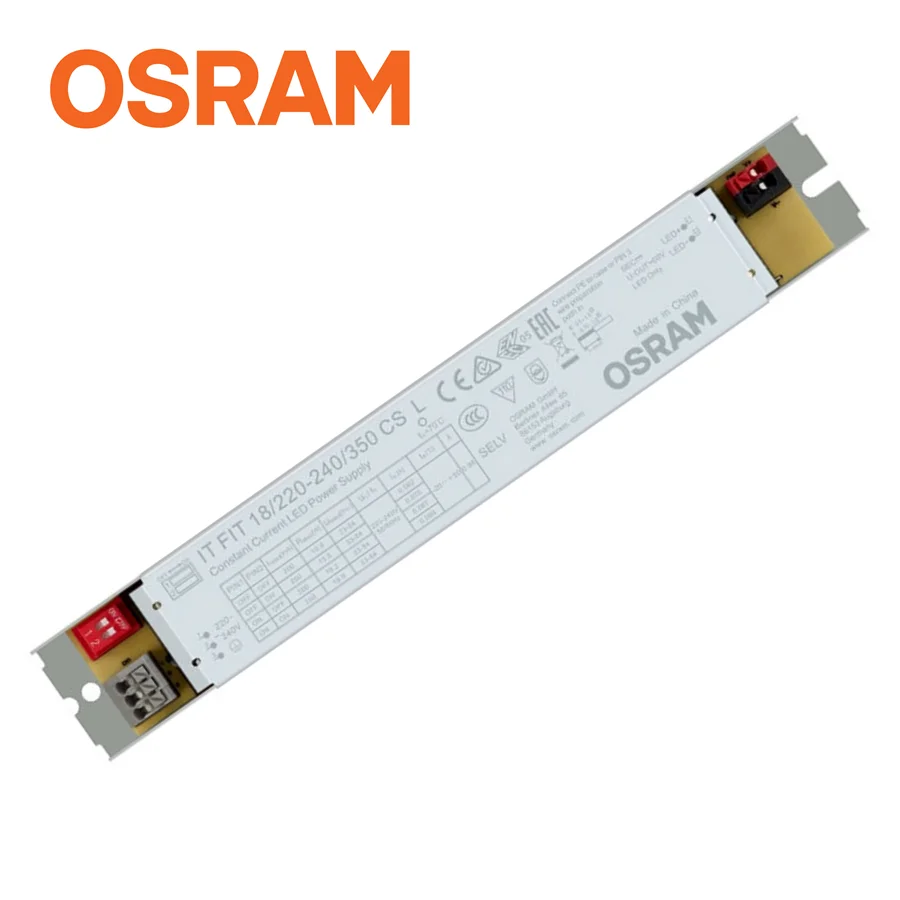 Привод Osram подходит для SELV 5-летний 18 Вт 40 60 75 линейный привод с железным корпусом