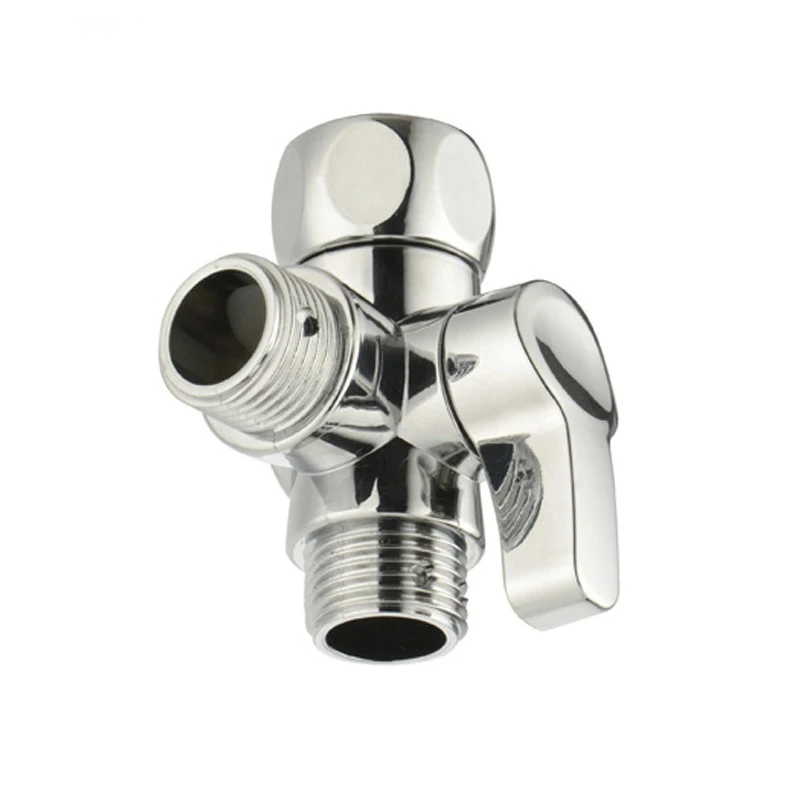 3 Ways Valve Diverter Bath Toilet Bidet Sprayer Shower Head Connector T-adapter