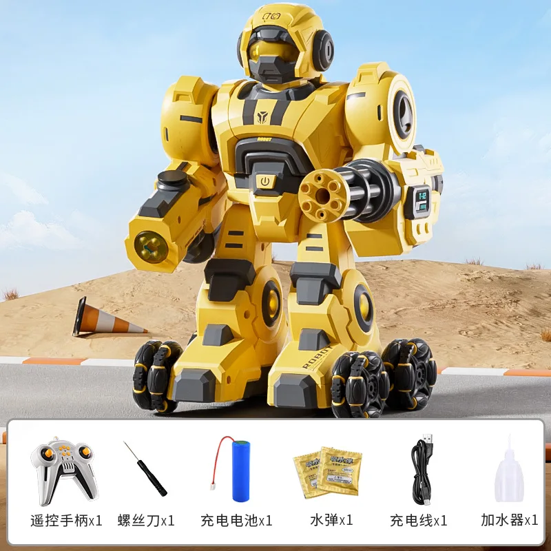 Wholesale Programmable RC Remote control Robot Walking And Talking Intelligent spray water Bomb toy robot for kid