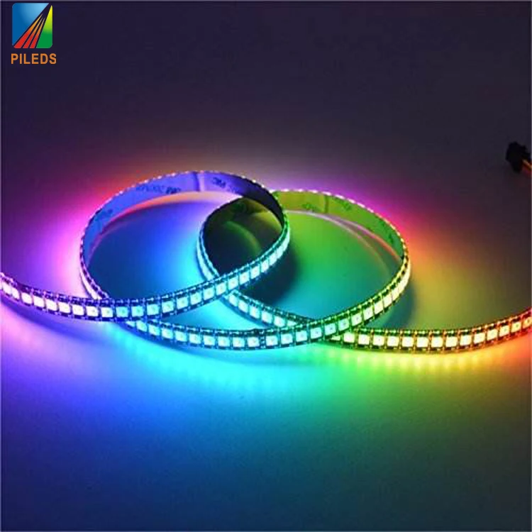 LED Digital Strip 5V 12V RGB SK6812 5050 Rgbw Ws2812b LED Strip Flexible Pixel Strip Addressable