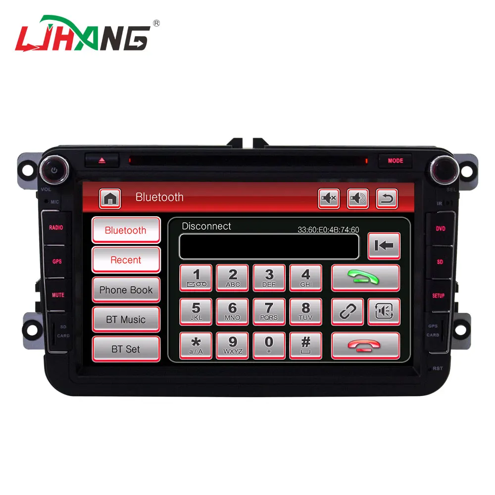 LJHANG car dvd for Volkswagen /Magotan/Caddy/Passat b6/Sagitat/Golf 5/Tiguan/Touran/Jetta/Sooda/Seat radio gps navigation stereo