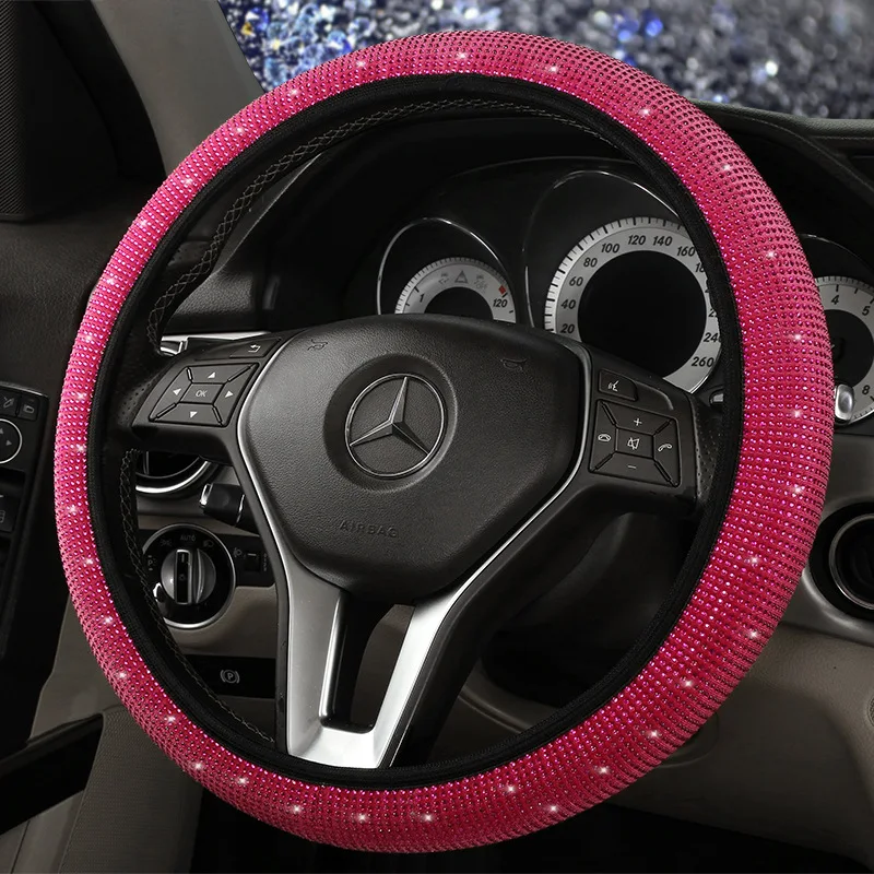 Универсальный чехол на руль для автомобиля Bling Women