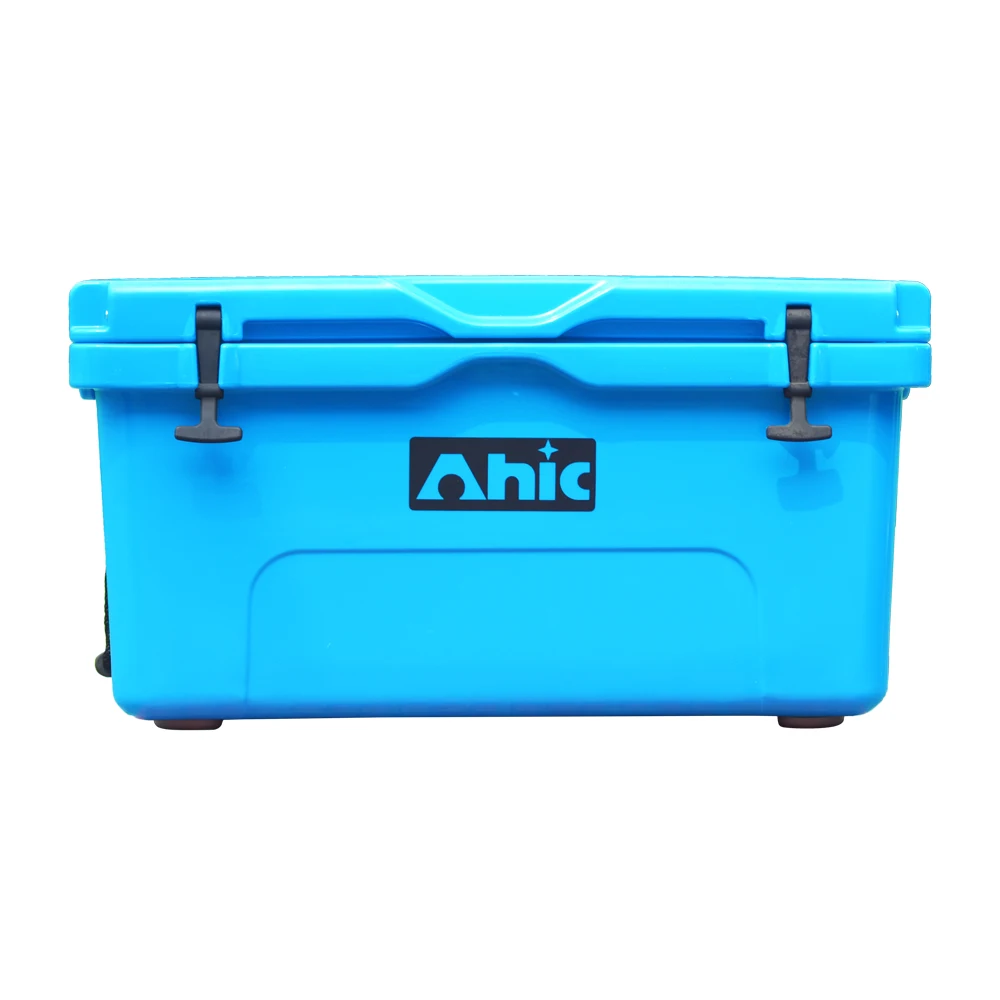 70QT camping polyethylene cooler box ice outdoor fishing hard cooler