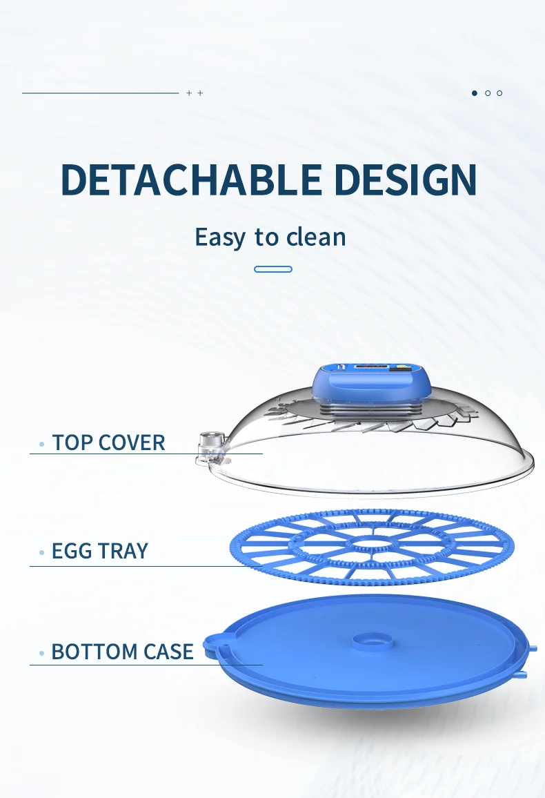 Dual power 60 chicken eggs incubators automatic hatching machine
