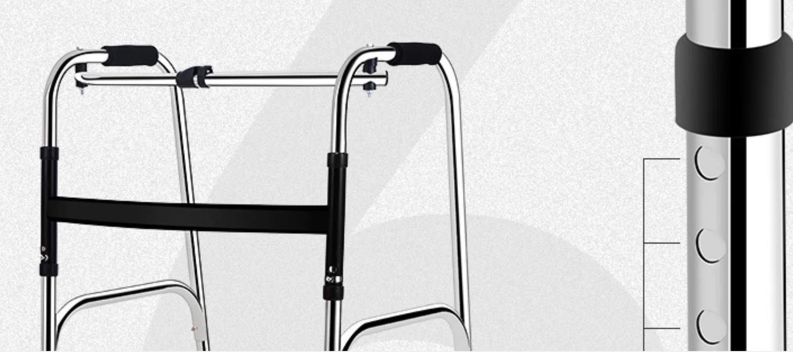 2022 China Hot Sale High Quality Walk Aid for The Elderly Non-Slip Crutches Aluminum Alloy Folding Walking Stick Walking Cane