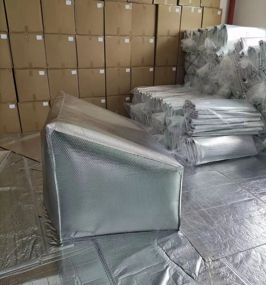 Specification Material Packaging Customization Thermal Pallet Cover Insulated Reusable Keg Wraps Thermal Insulated Pallet Covers