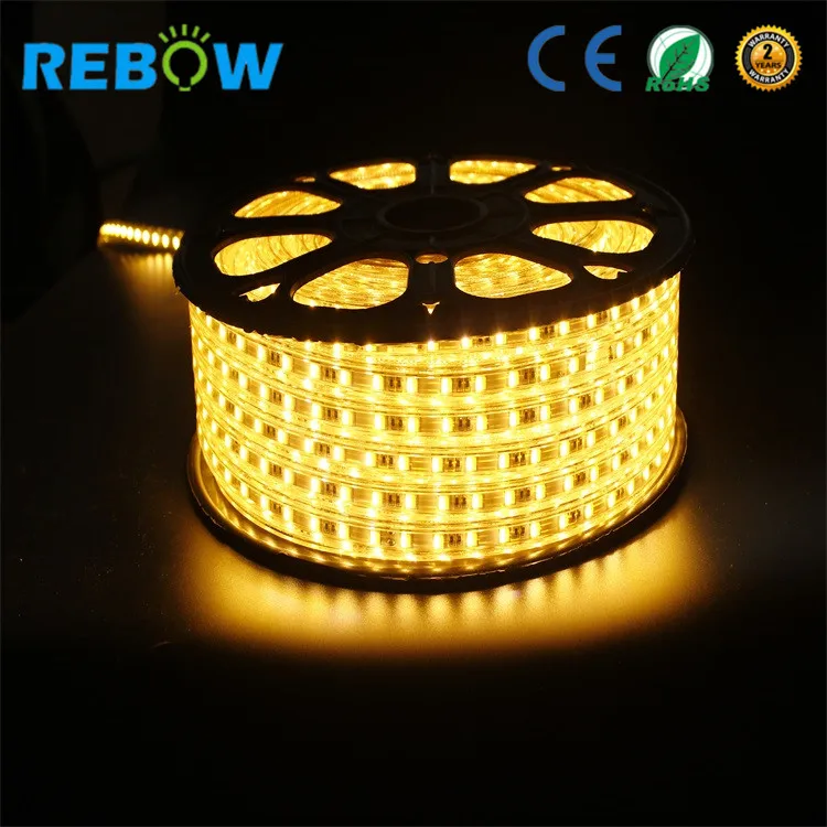 50m/roll 230v Rgb Led Strip SMD5050 IP67 120led/m Led Flexible