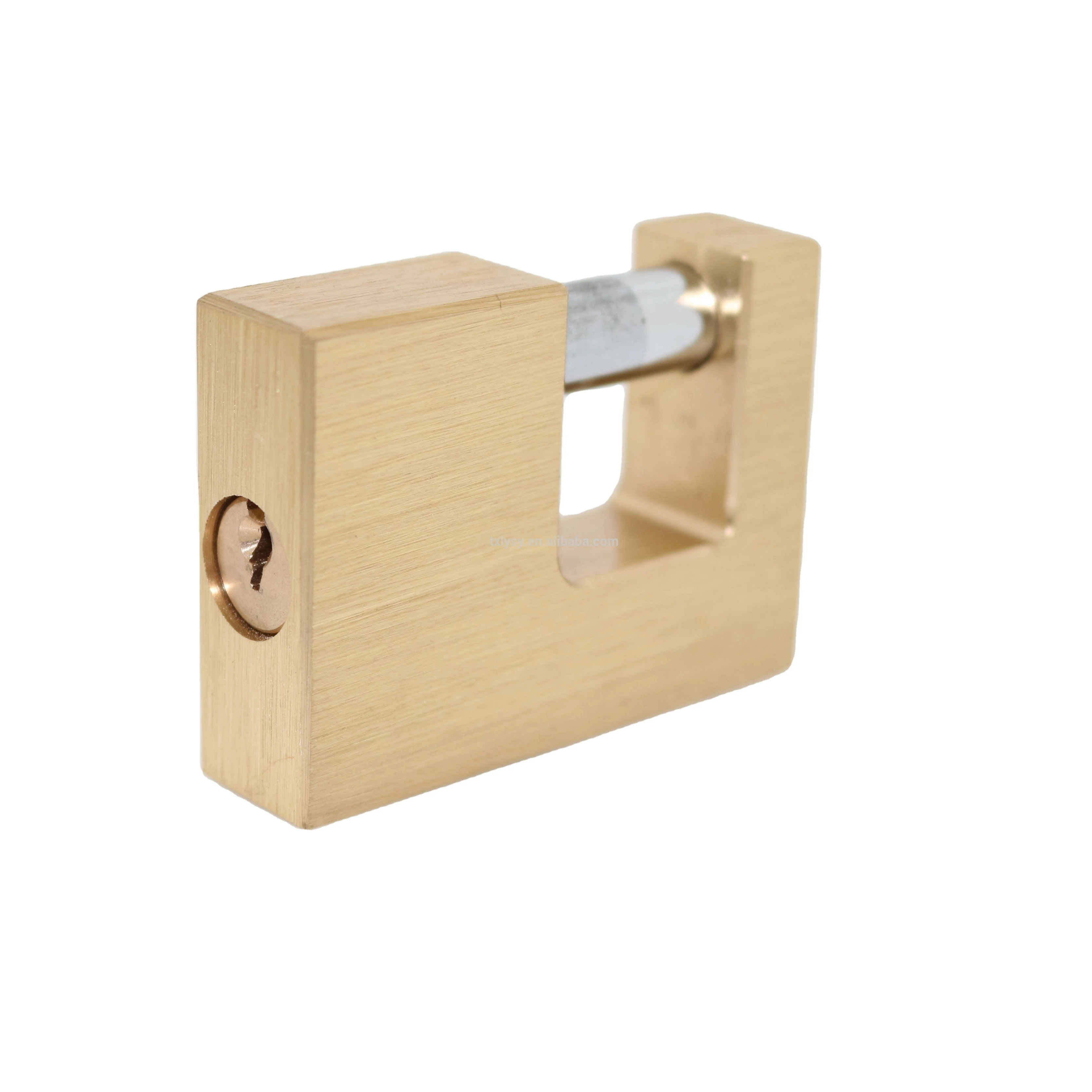 Лидер продаж, доступен образец, высококачественный сверхпрочный прямоугольный латунный навесной замок