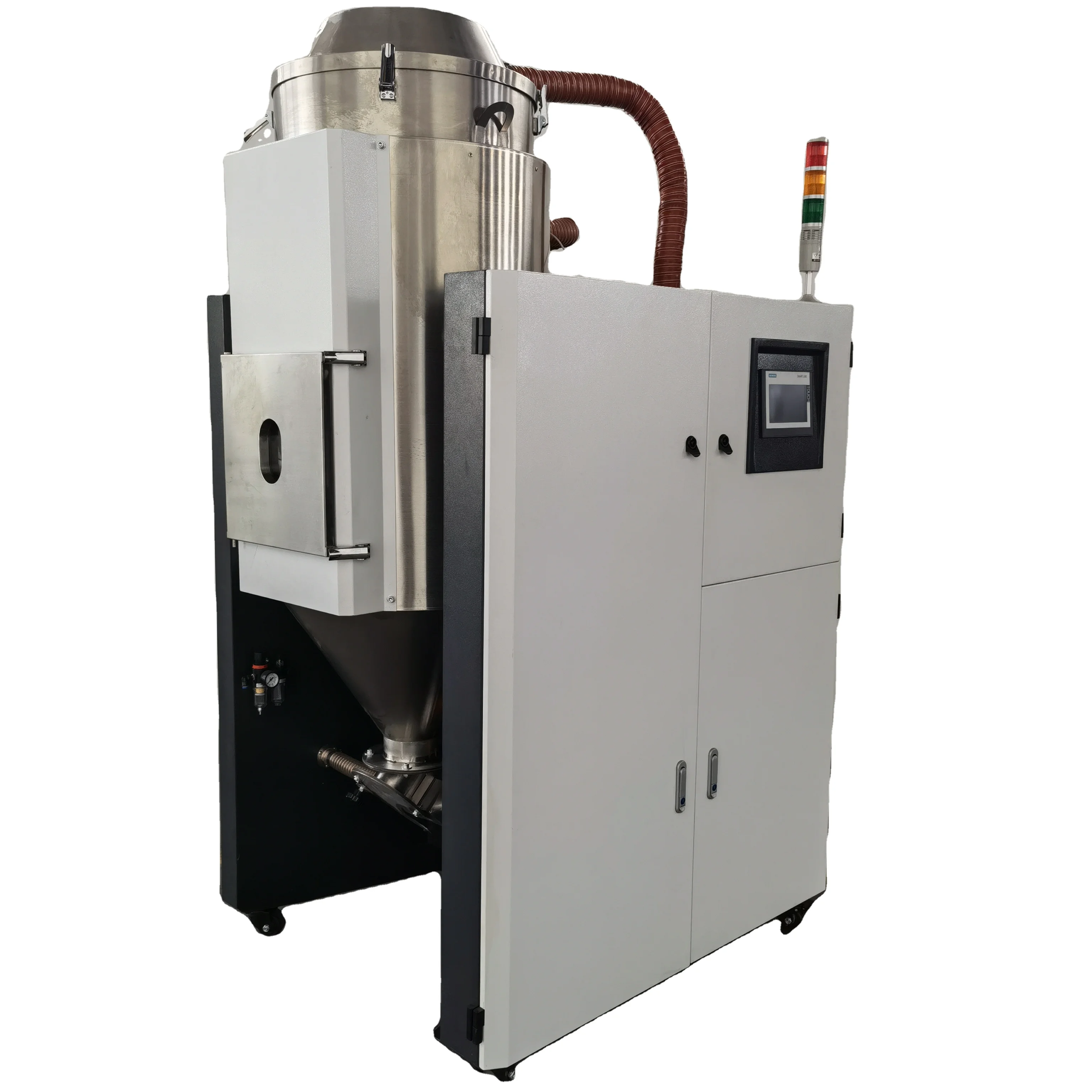 160u/80h  Dehumidifying Dryer With Auto Loader For Polymer Desiccant Dryer With Low Dew Point