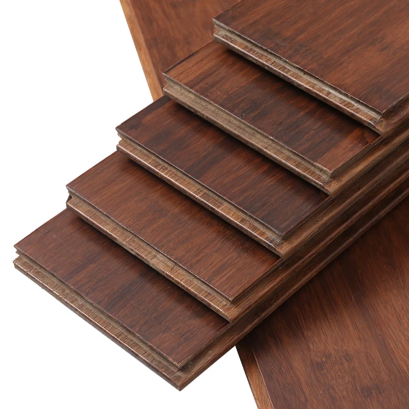 100%BAMBOO Carbonized woven bamboo flooring Wood floor Bamboofactory Eco-friendly materials