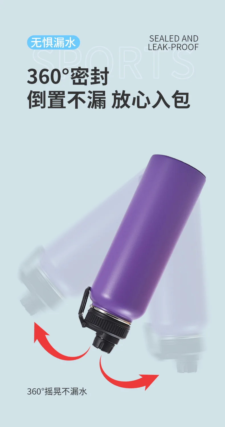 Custom Logo Vacuum Insulation Stainless Steel Cold and Hot Water Bottle Label Printer