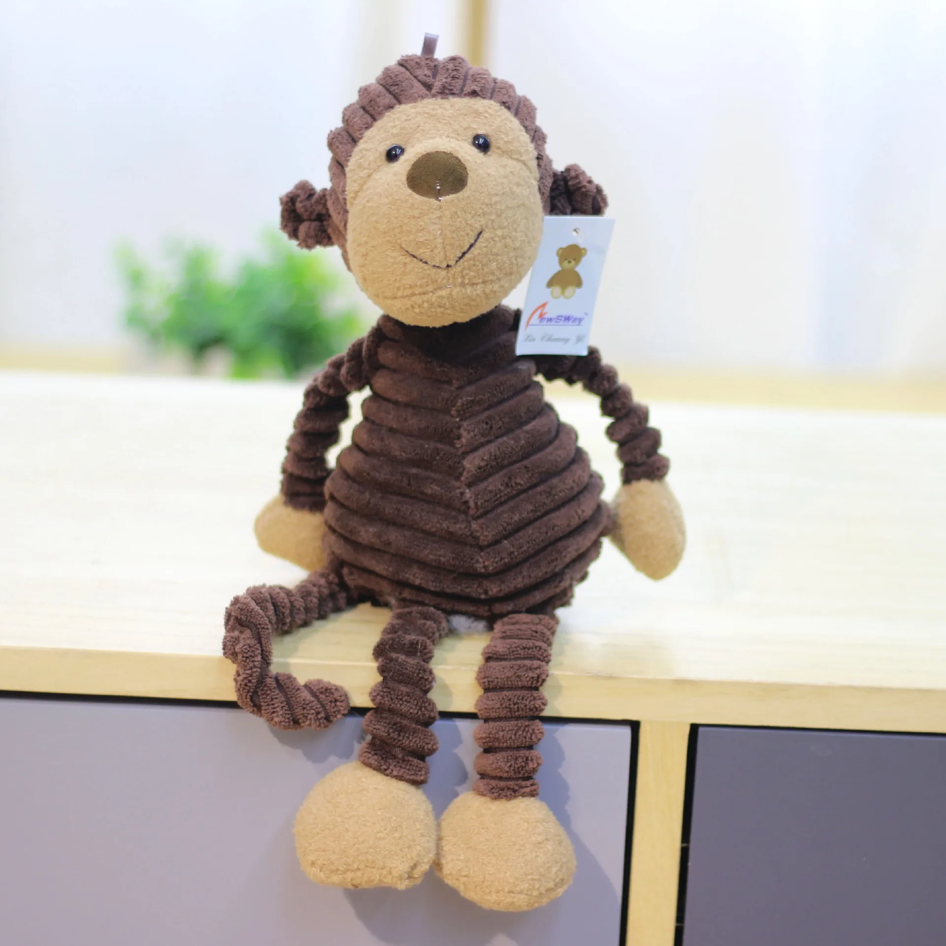 Cotton Fabric OEM Stuffed Animal Doll Dot Giraffe Baby Sleeping Animal Pillow Baby Gift Children Soothing Stuffed Animal Doll