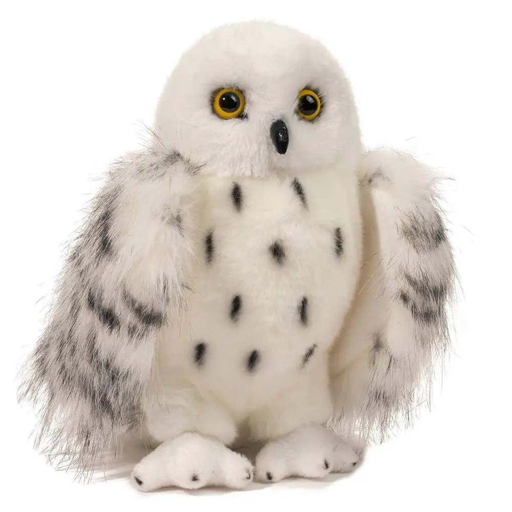 Hot Sale Custom 8' Soft Plush Animal White Owl Plush Toy