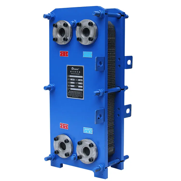 Foshan DONGXU fast radiating brazed air to air titanium beer plate heat exchanger