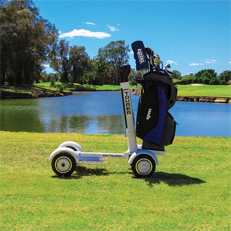us/eu warehouse Adult 2000W 10 Inch Four Fat Tyre Tire Foldable 4 Wheel Electric Golf Cart Scooter 48v10ah 20ah lithium battery