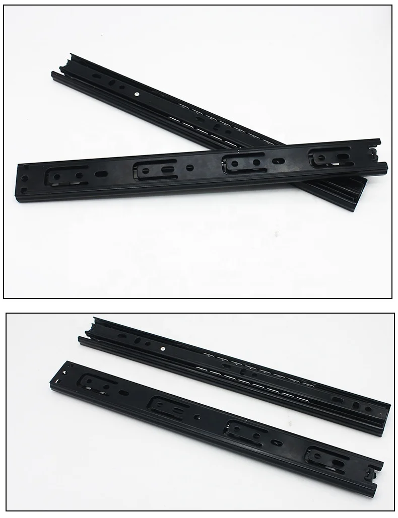 Популярный Стиль, бытовая Бесшумная Выдвижная скользка из твердой стали с шариками шириной 35 мм и толщиной 0,8 мм