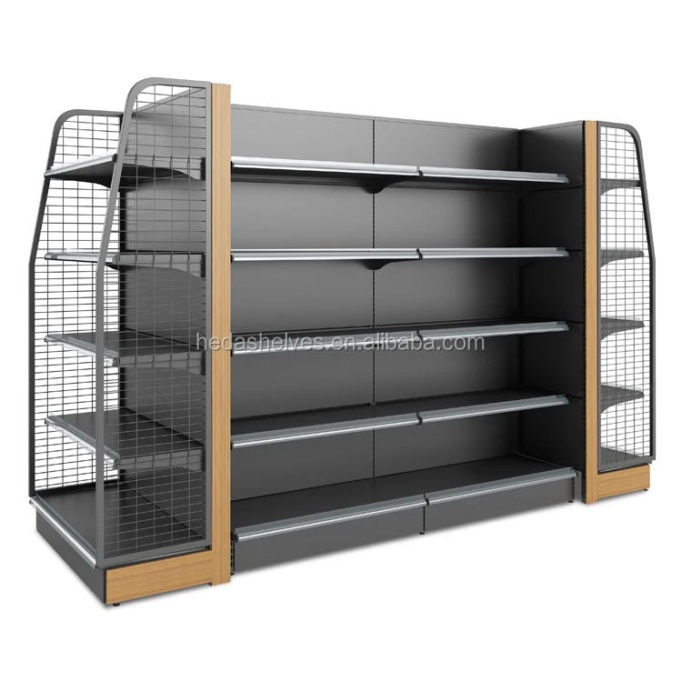 Wholesale Factory Gondola Shelving Grocery Steel Rack Retail Store Racks Supermarket Rack Suppliers