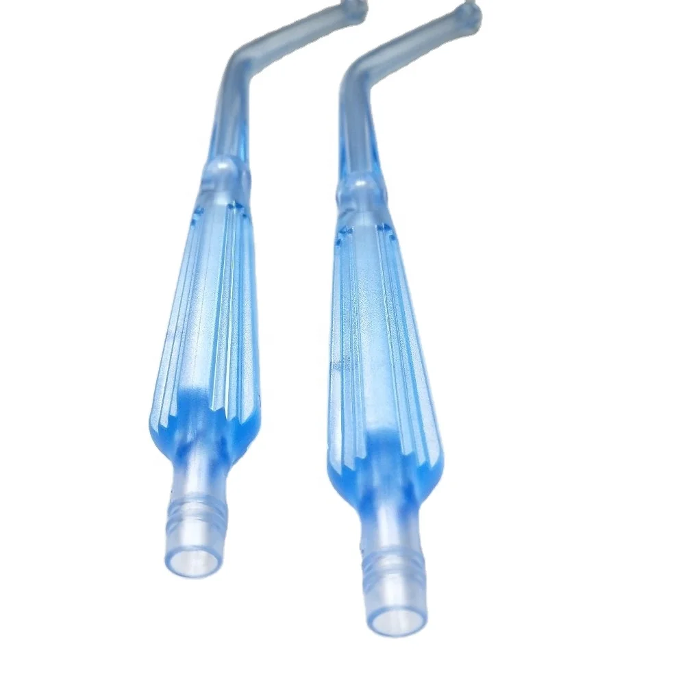 Medical product Yankauer Suction handle suction tube for operation 26cm blue color