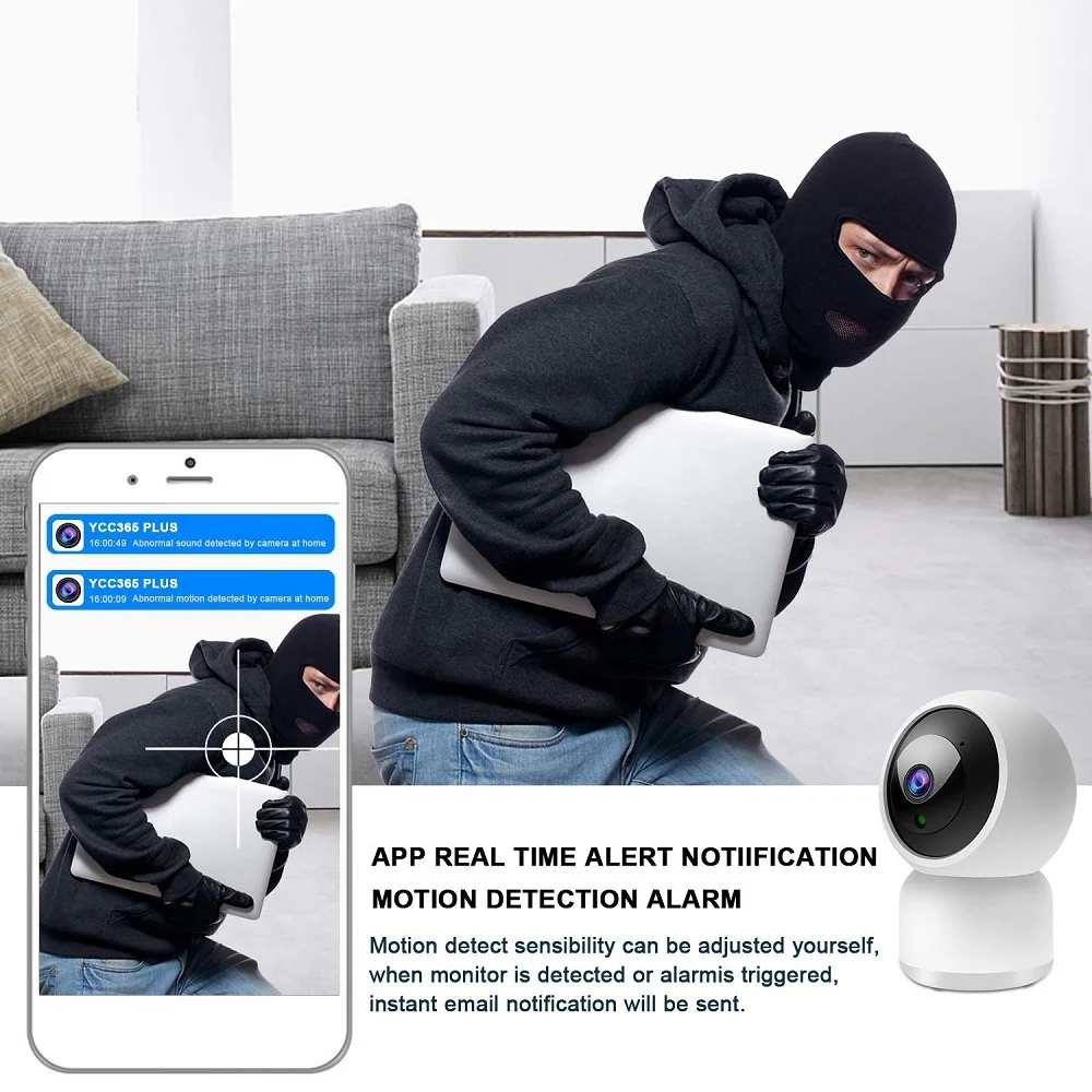 Smart Home Security Surveillance Wireless wifi Camera  baby monitor with Monitor Motion Detection Night Vision