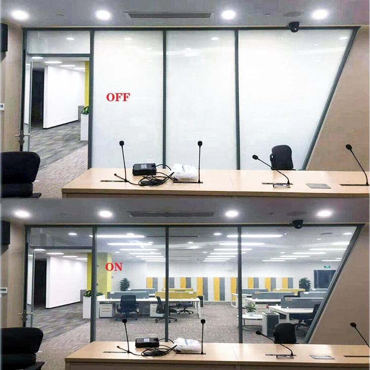 Electronic Self-adhesive Switchable Smart PDLC Glass Film For Architectural Decorative Glass Window Film For Car