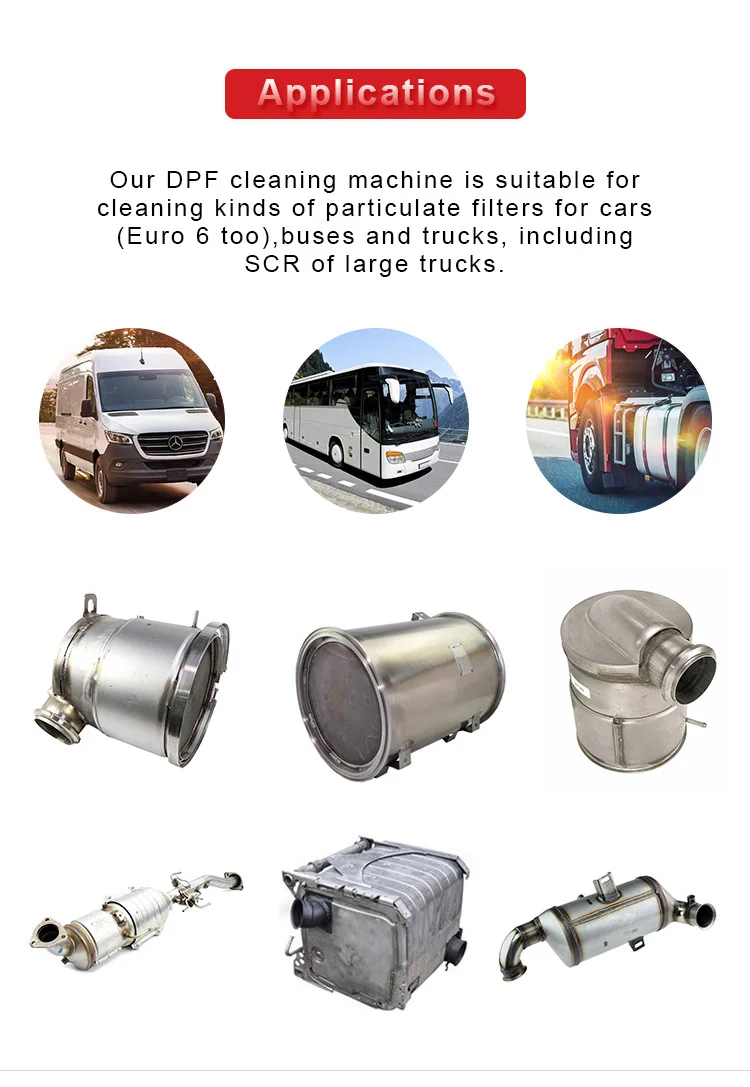 Professional Manufacturer DPF Cleaner Diesel Particulate Filter Cleaning Machine BR-SCR/DPF-MA01-CRP