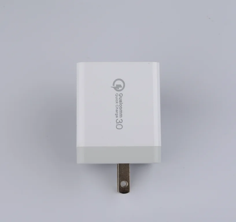 US Fast Charge Foldable 30W Three Port QC 3.0 USB Travel Wall Charger Adaptor