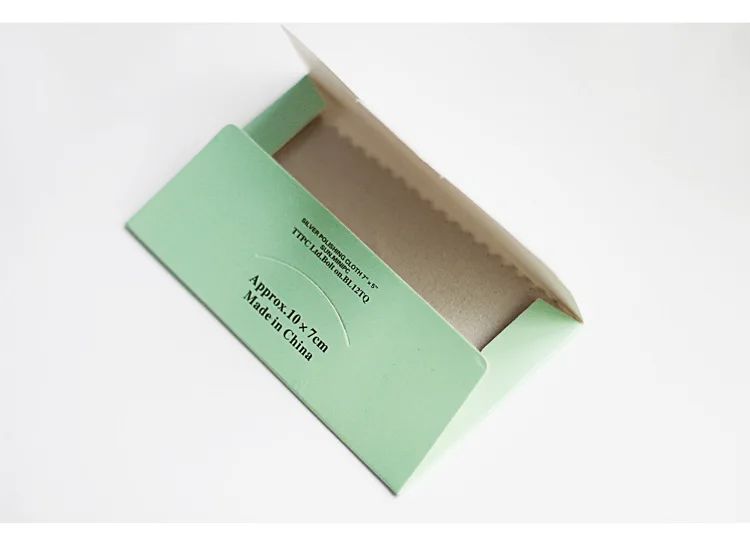 Wholesale Custom Jewelry 925 Silver Polishing Cleaning Cloth With Logo