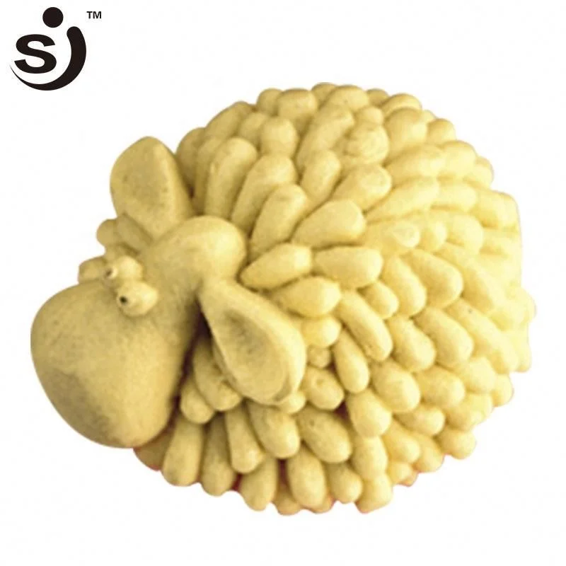 Non-stick Easy To Demould 3d Sheep Design Silicone Candle Molds Making Candle