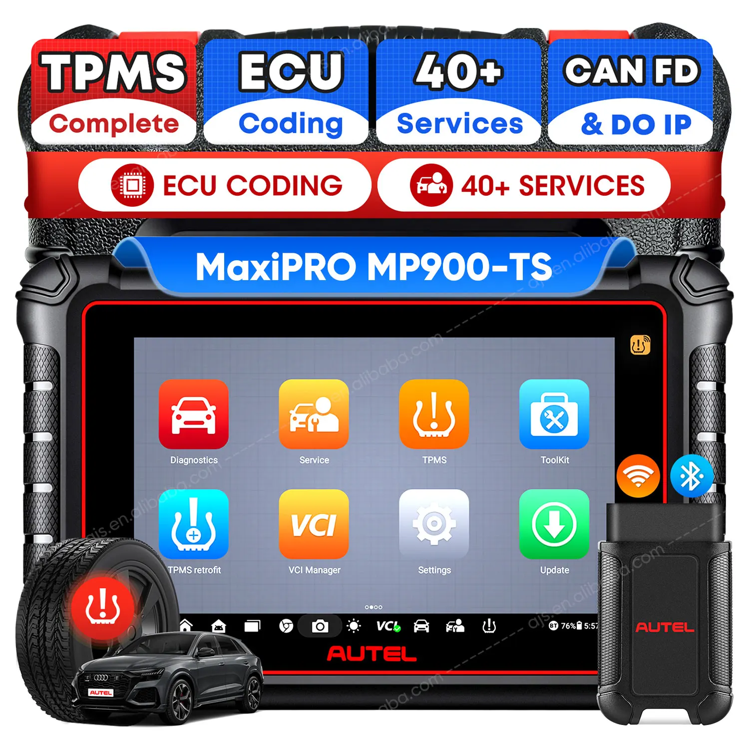 Autel MaxiPRO MP900 TS Автомобильный сканер OBD2 MP808 MP808S MP808Z MP900TS MP808TS алтарный МП 900 808 808S 808Z автомобильный диагностический инструмент