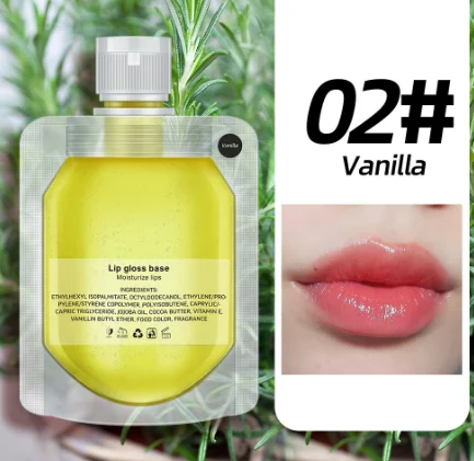 Free Sample Moisturizing Lip Balm Transparent Lip Oil Fruit Mirror Glass Lip Glaze Lipstick Set Wholesale