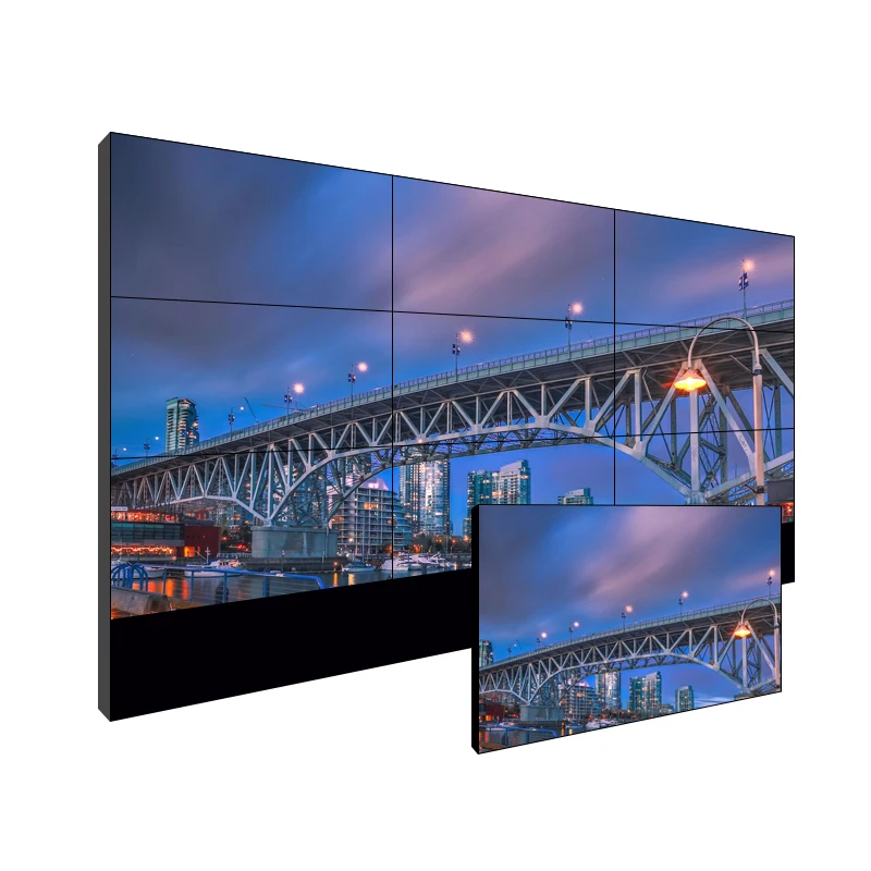 Wall Mount Indoor 2X2 2X3 3X3 3.5Mm Ultra Narrow Bezel 55 Inch Technical Support Lcd Video Wall