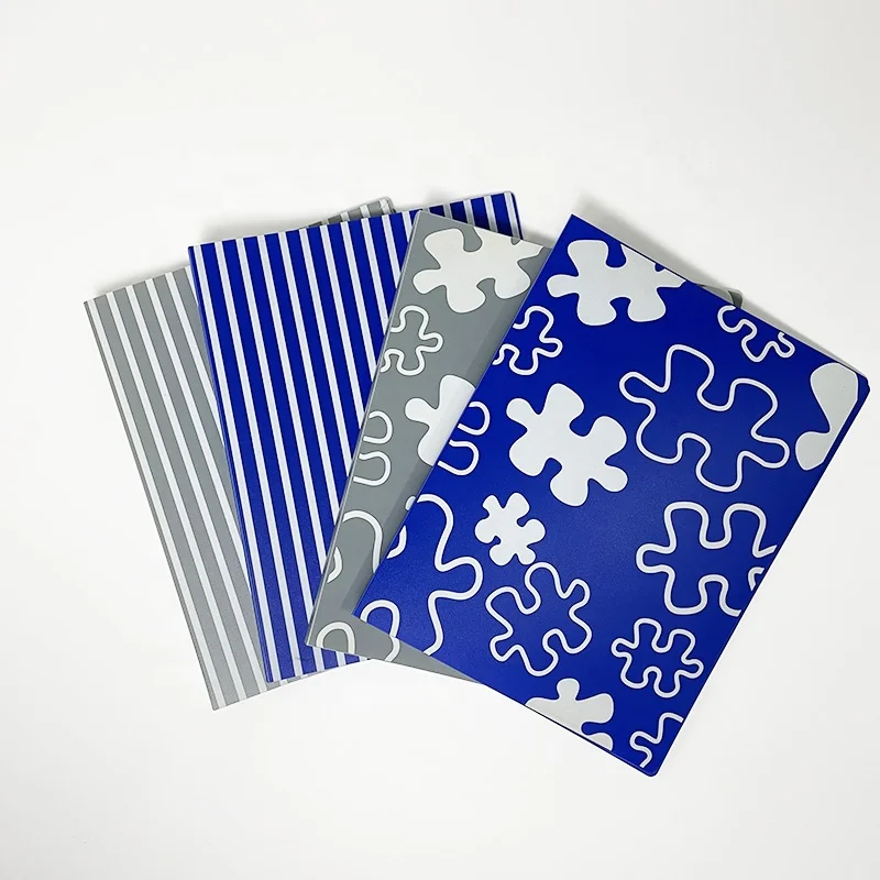 Promotional silk-screen printing plastic transparent document folder 40 pockets display clear book