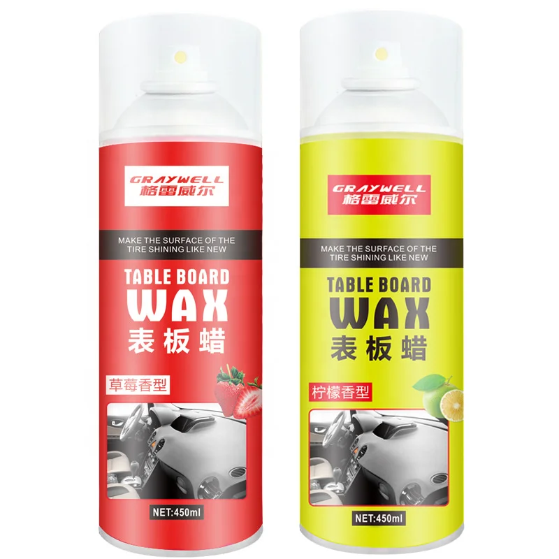 450ml car dashboard wax shine spray liquid wash waxing polish scratch repair removal body carnauba scented perfume coating