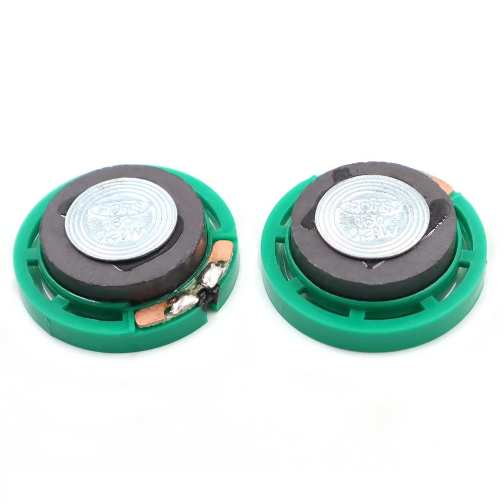 29mm 16R 0.25 Watt Eco-friendly Plastic Shell External Magnetic Speaker 16 Ohm 0.25w Speakers Suitable For Doorbell Intercom
