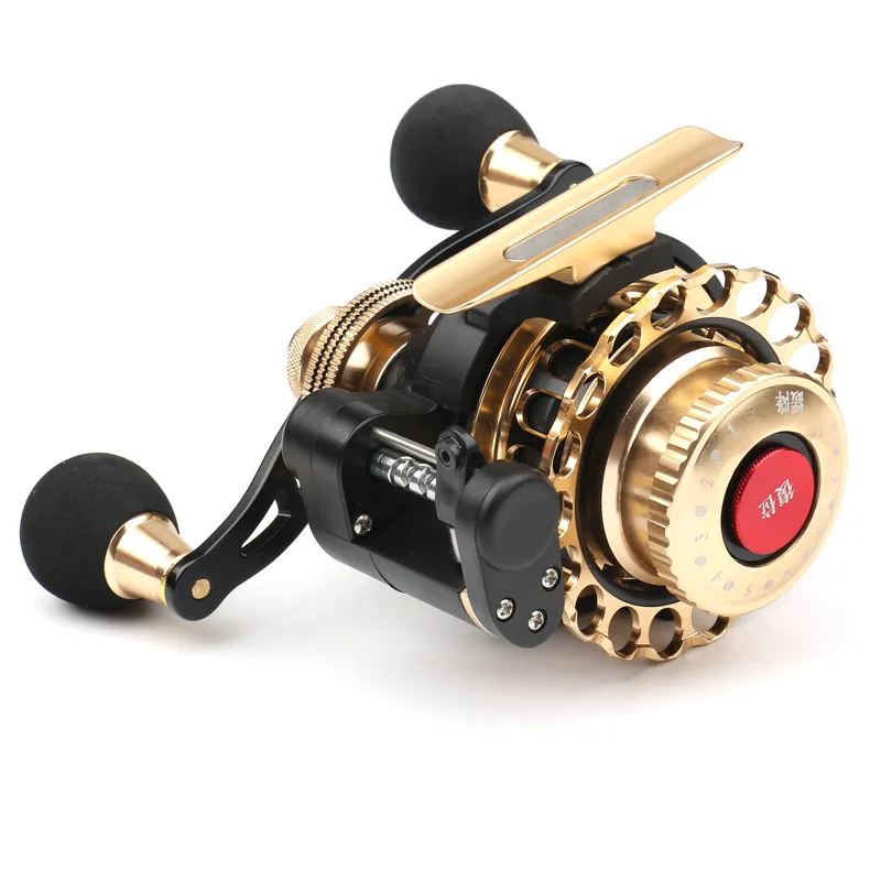 Explosive new fishing reel magnetic deceleration automatic cable fishing wheel