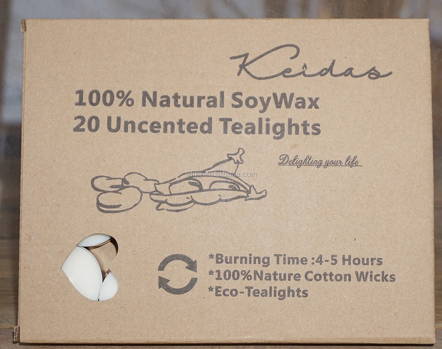 Keidas Soy wax tealight candles