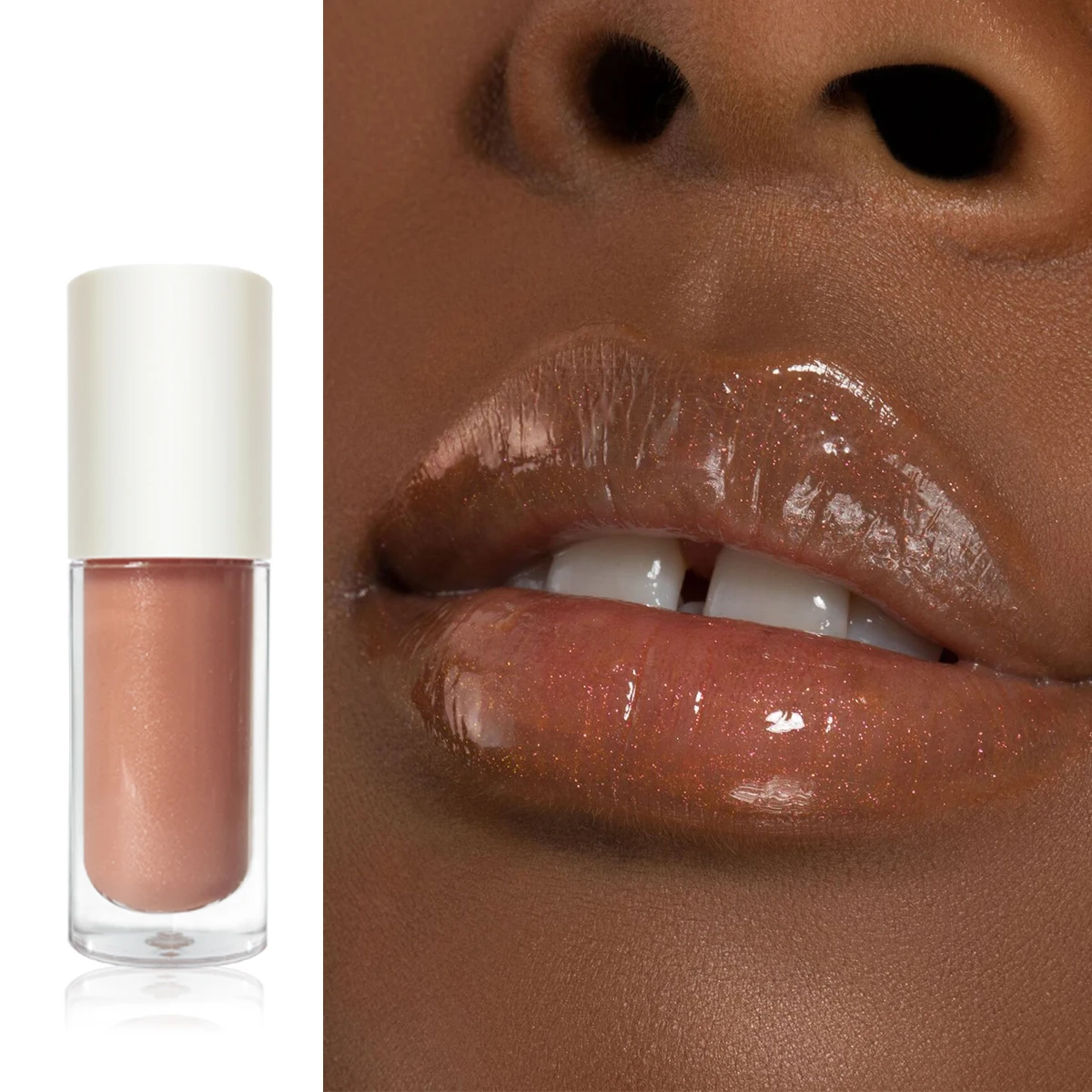 
Vegan private label nude clear lipgloss tube vendor plumping lip gloss base vendors lip gloss 