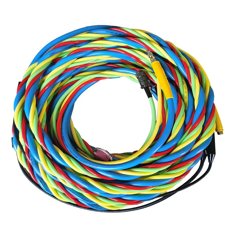 Прямо с завода, 4-ядерный скрученный водолаз, пуповина с пневматическим пневмокоммуникационным видео светом