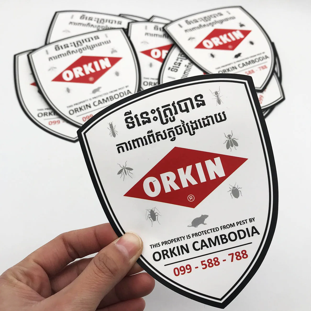 High quality  electrostatic shop car window decorative adhesive  sticker