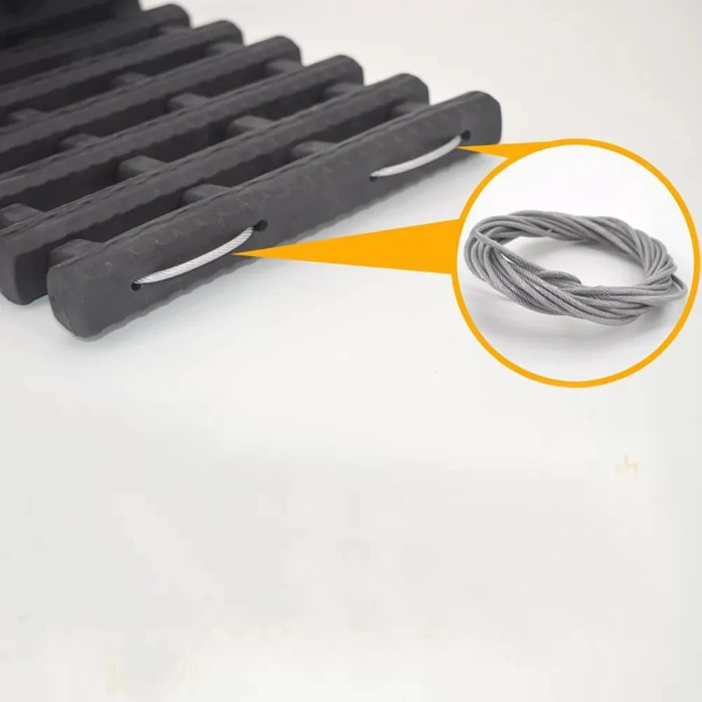 Tire Traction Emergency Devices 1 Set Black Chain for SUV/Car/Truck on Snow Mud Sand Car Emergency Devices Tire Traction Mats